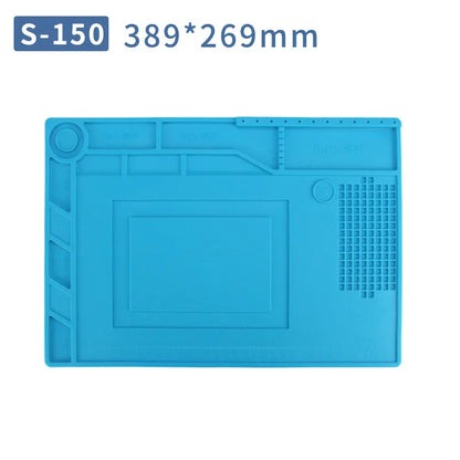 Antistatic ESD Soldering Mat For Bga Rework Station Large Ipad Repair Heat Insulation Mat Pad Small Silicon Mat Thick Soldering