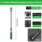 2.5-30N.m 10-120N.m 50-350N.m Torque Wrench 1/4 3/8 1/2 inch square head torque key ±3% High Accuracy Torque Wrench Professional