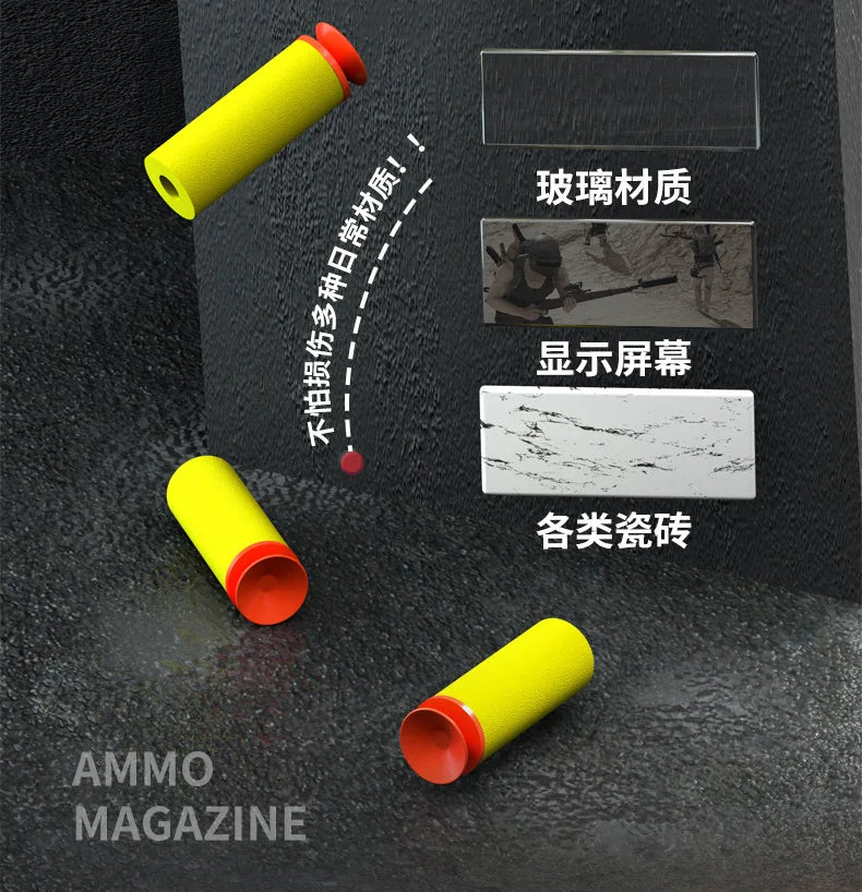 M416 Manual Lower Supply Bolt Soft Bullet Toy Gun Children'S Assault Rifle Single-Shot Submachine Gun 2025 Christmas Gift