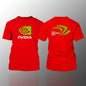 NVIDIA Short-sleeved Shirt NVIDIA RTX Intel Summer Men's Clothing for Gaming Geek Round-neck 2026 New T-shirt