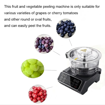 Digital Electric Fruit Peeler Machine 210mm Cutter Diameter Automatic Fruit Skin Peeling Machine For Home Cafe Use