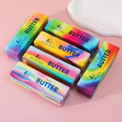 Squishy Soft Colorful Butter Squishy Fidget Toys Slow Rising Squeeze Vent Toy Squish Anti-Stress Autism Sensory Toy Gift Idea