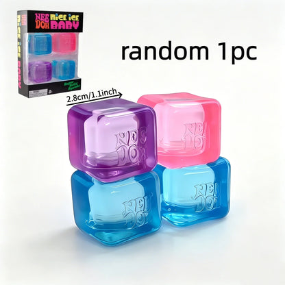 2026 Needoh Nice Cube, Sensory Toys, Anti-Stress Blocks, Stress Relief Jigsaw, Pressure Relief, Souvenir for Kids