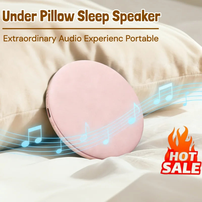 Głośnik Bluetooth do spania pod poduszkę, przenośne urządzenie audio przy łóżku, miękki głośnik do poduszki dla relaksu, snu i domowego relaksu