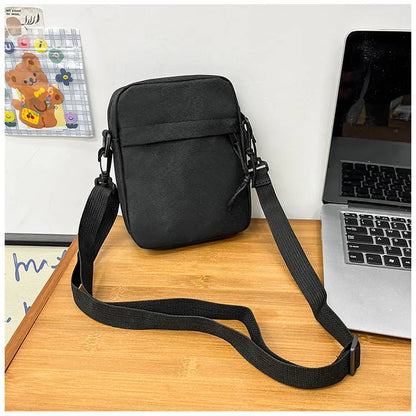 Men’s Women Small Crossbody Shoulder Bag, Lightweight Casual Sling Bag with Multi Zipper Pockets for Travel, Work, Daily Use
