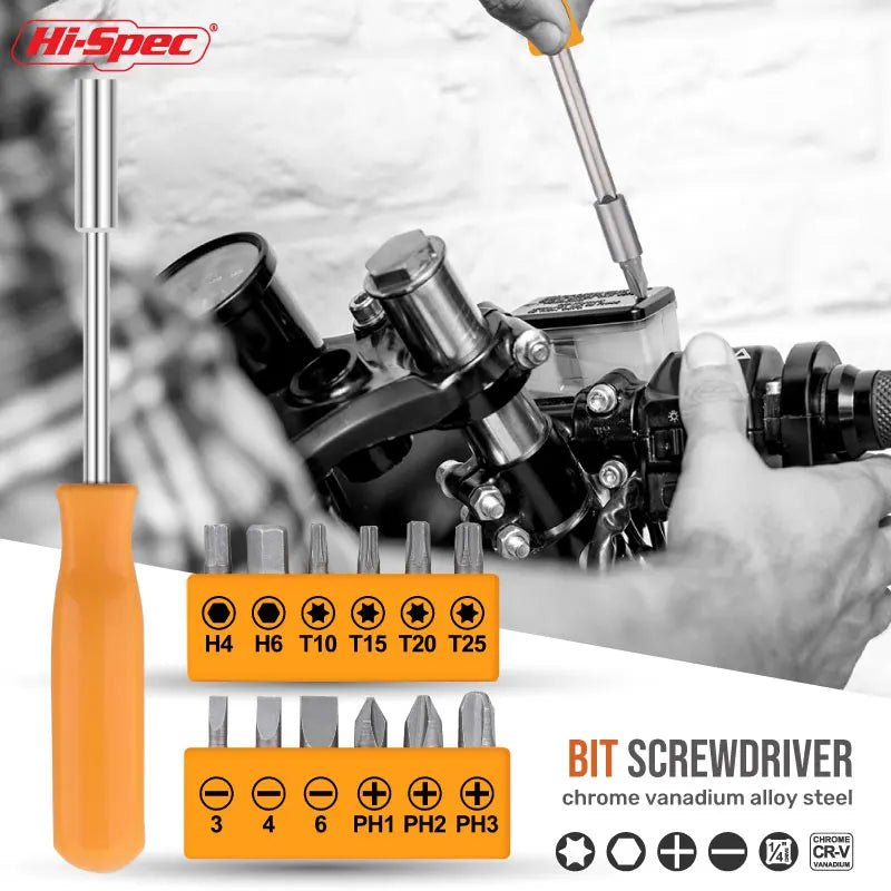 Hi-Spec 24pc Essential Home Tool Kit General Household Repair Hand Tool Set with Compact Storage Case for DIY Office Maintenance