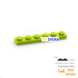 160pcs Compatible Assembles Particles Plate 3666 1x6 For Building Blocks Parts DIY Educationa