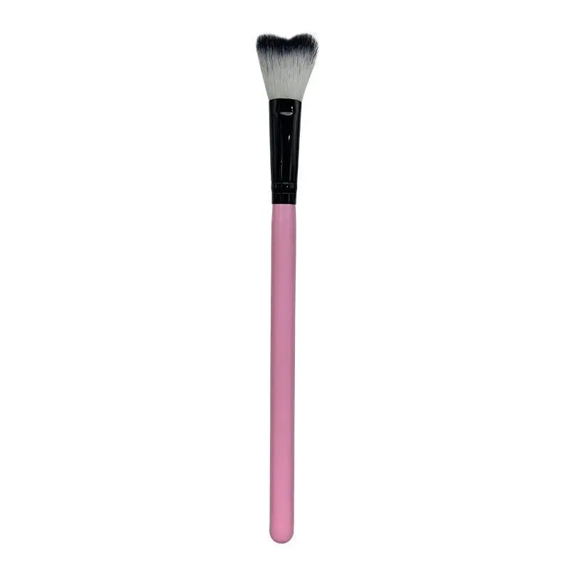 1Pc Curved Lash Shampoo Brush - Soft Bristle For Eyelash Extension Cleansing Makeup Removal Bath Swoop Beauty Tool
