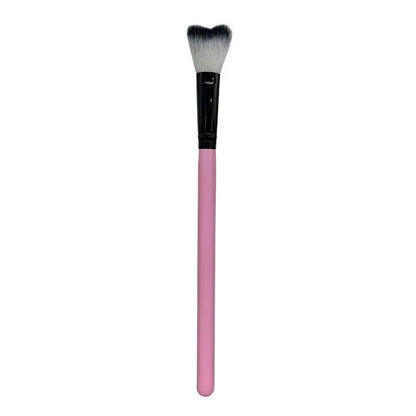 1Pc Curved Lash Shampoo Brush - Soft Bristle For Eyelash Extension Cleansing Makeup Removal Bath Swoop Beauty Tool