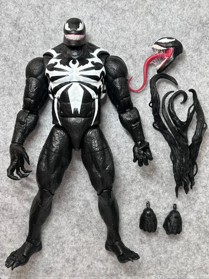 New Venom Highly Articulated Action Figure with Swappable Heads Boxed PVC Collectible Model Desktop Display Hobby Toy Gift