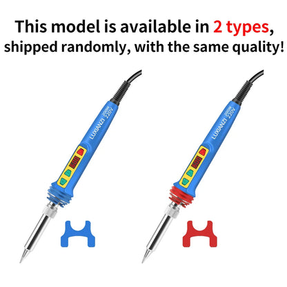 LUXIANZI 150W Digital Electric Soldering Iron Set 220V 200-600°C Adjustable Temperature LCD Solder Iron Welding Repair Tools Kit