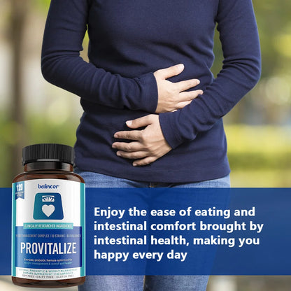 Provitalize Capsules - Women Probiotics + Moringa, Weight Management, Immune Health & Gut Health Support, 30/60/120 Caps