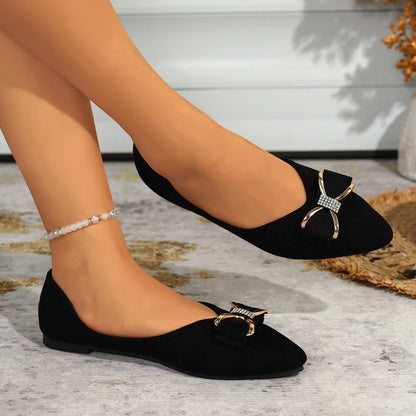 Spring and Autumn Elegant and Sexy Flat Casual Shoes Fashionable Best Selling New Comfortable and Lightweight Women's Work Shoes