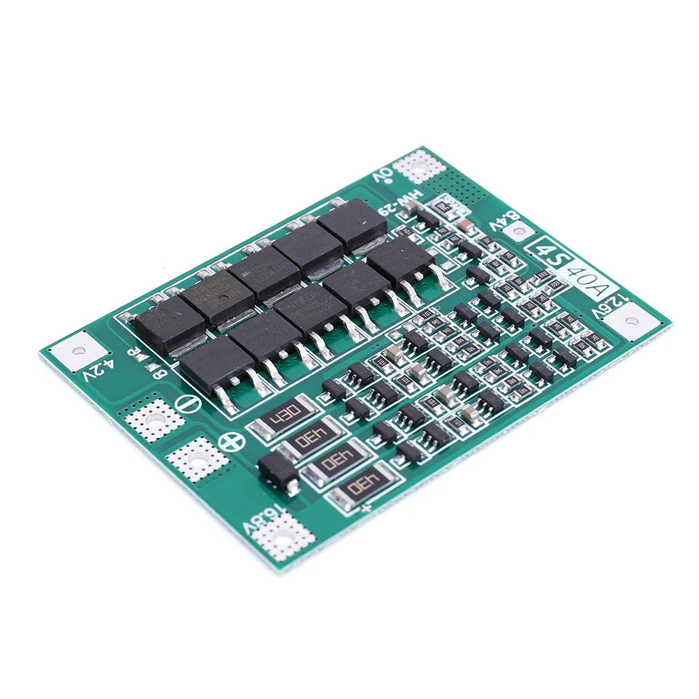 BMS 3S/4S 5A 10A 20A 25A 40A 60A Płytka zabezpieczająca ładowarkę do akumulatorów litowo-jonowych 18650 do wiertarki 12 V z funkcją wzmocnienia/balansu