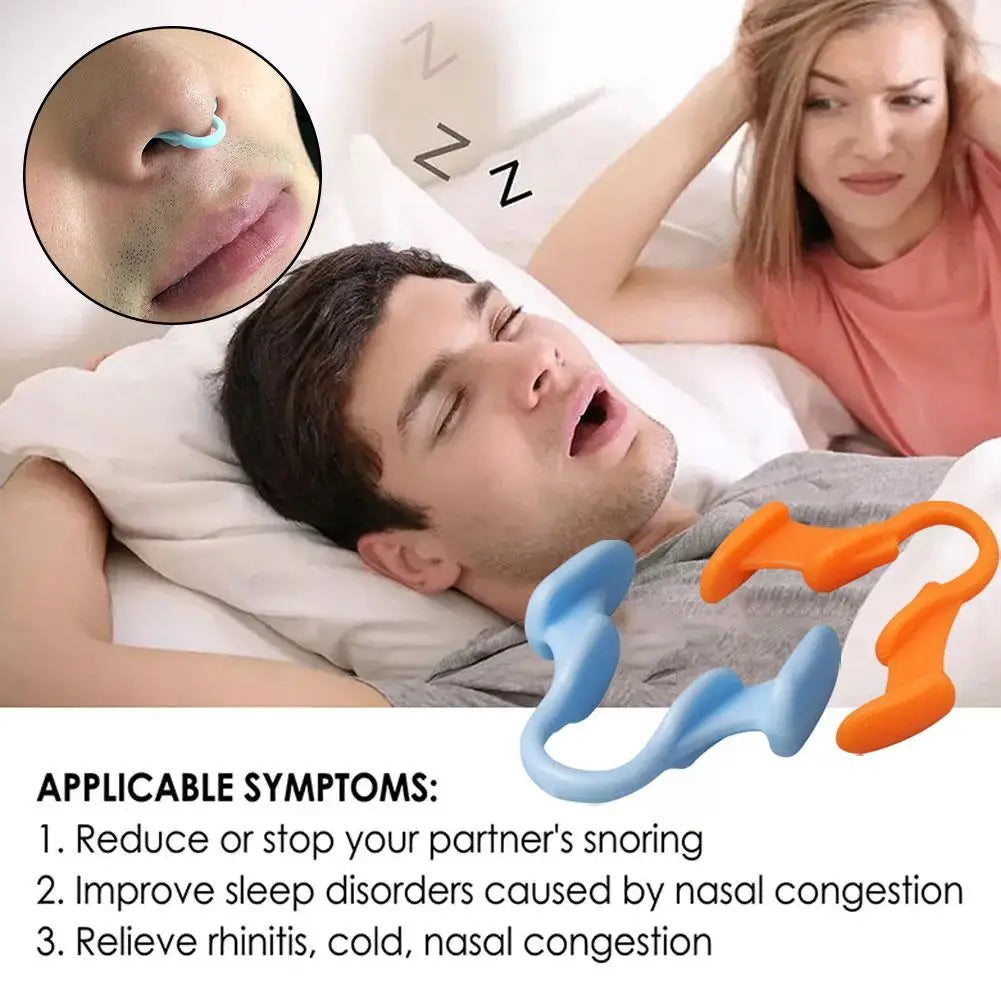 Silicone Nasal Dilator Stop Snoring Silicone Nose Clip Sport Easy Breath Nasal Clip Stop Snoring Aid Device Improve Sleeping