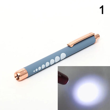 ★★★LED Medical Penlight Flashlight With Pupil Gauge Pocket Clip Pen Light For Doctor Nurse Diagnosis