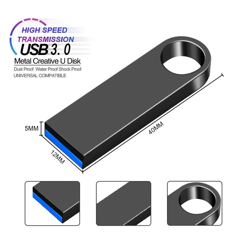 USB Flash Drive 3.0 Pendrive 8GB 16GB 32GB 64GB 128GB Metal Stick Disk 3.0 Pen Drive USB Flash Drive 128GB 64GB 32GB 16GB 8GB
