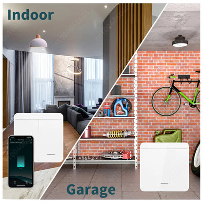 Tuya WiFi Smart Switch RF 433Mhz Wireless Switch 86 Wall Panel Mini Relay Module Smart Home Gadgets Voice for Alice Alexa Google
