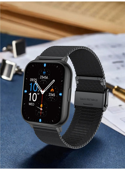 LIGE Fashion Smart Watch Women Bluetooth Call Women‘s Health Monitor Heart Rate Blood Oxygen Sports Fitness Smartwatch For Men