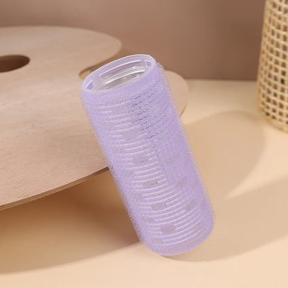 Self-adhesive Curling Tube Natural Stuckless Salon Hairdressing Curlers for Girl Beauty Styling Tool Pink Black Hair Roller Bang