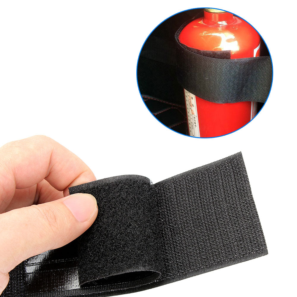 4pcs Car Trunk Organizer Elastic Fixing Belt Nylon Storage Tapes Fixing Belt Strip Car Organizer Belt Tool