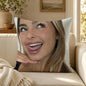 Person A-Addison R-Rae Funny Cushion Cover Soft Short Plush Decorative Pillow Cover for Sofa Bedroom Easy to Clean