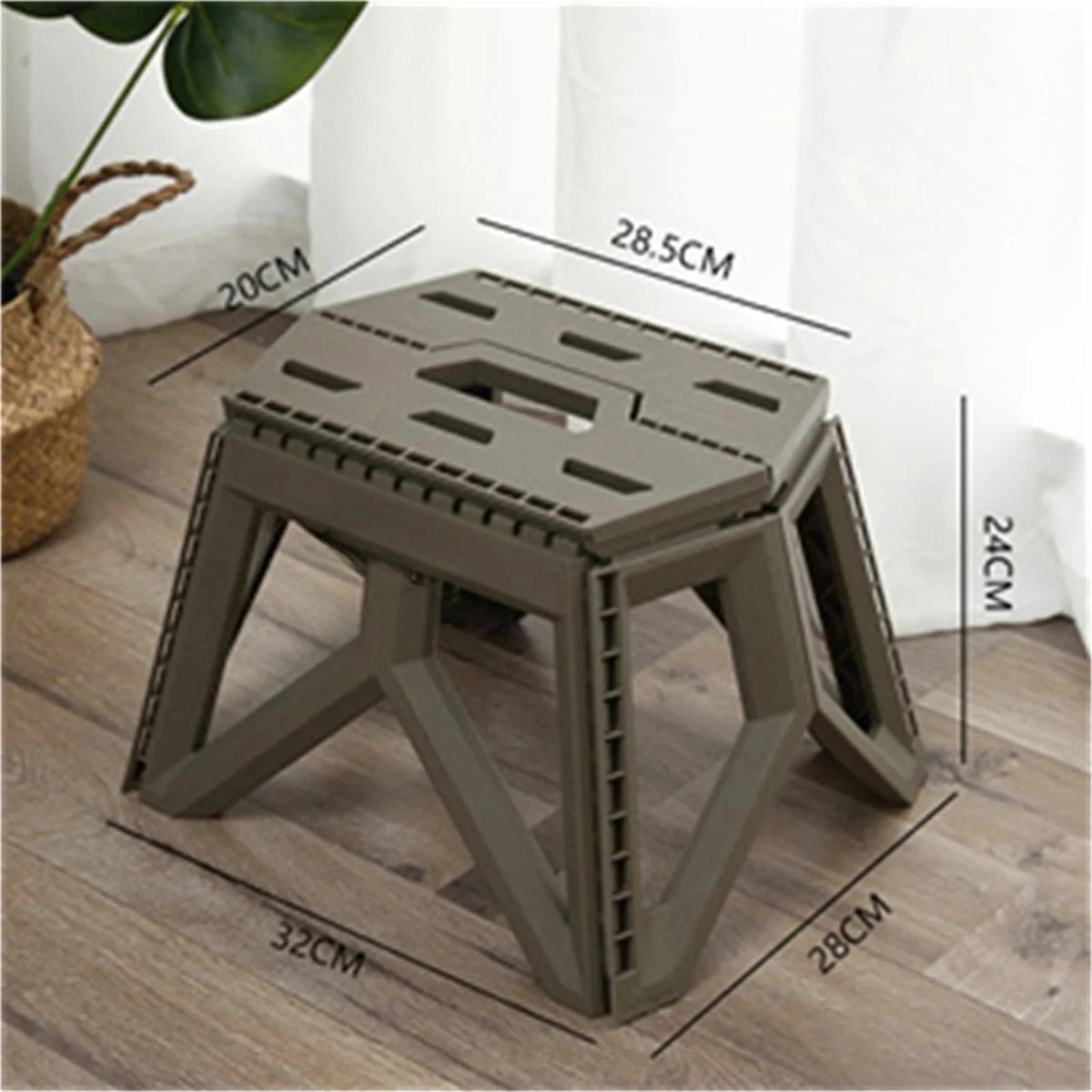 Outdoor Portable Small Stool Folding Stool High Load Bearing Durable Small Chair Fishing Stool Beach Stool Camping Stool
