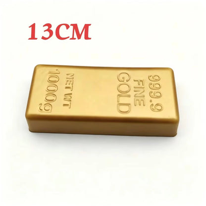 Slow Rebound PU Sensory Toy New Soft Gold Brick Squeeze Toys Gold Bars Decompression Toy For Kids