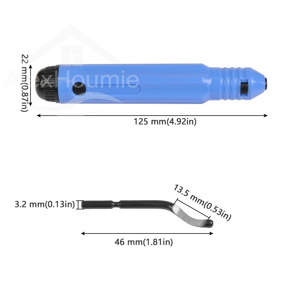 Hand Burr Trimming Knife BS1010 NB1100 Edge Scraper Pipe Trimmer HSS Plastic Metal Wood Deburring Tools Rough Edge Remover