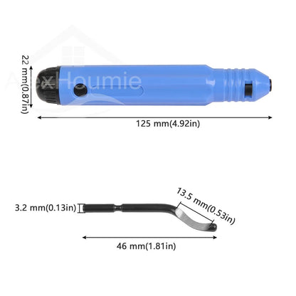 Hand Burr Trimming Knife BS1010 NB1100 Edge Scraper Pipe Trimmer HSS Plastic Metal Wood Deburring Tools Rough Edge Remover