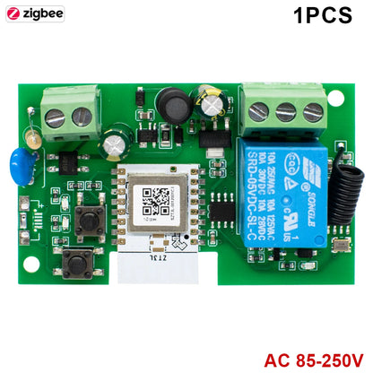 ZIGBEE 3.0 Smart Garage Door Opener AC DC7-32V 85-250V Remote Control Wireless Switch Relay Works with Tuya Smartlife Alexa