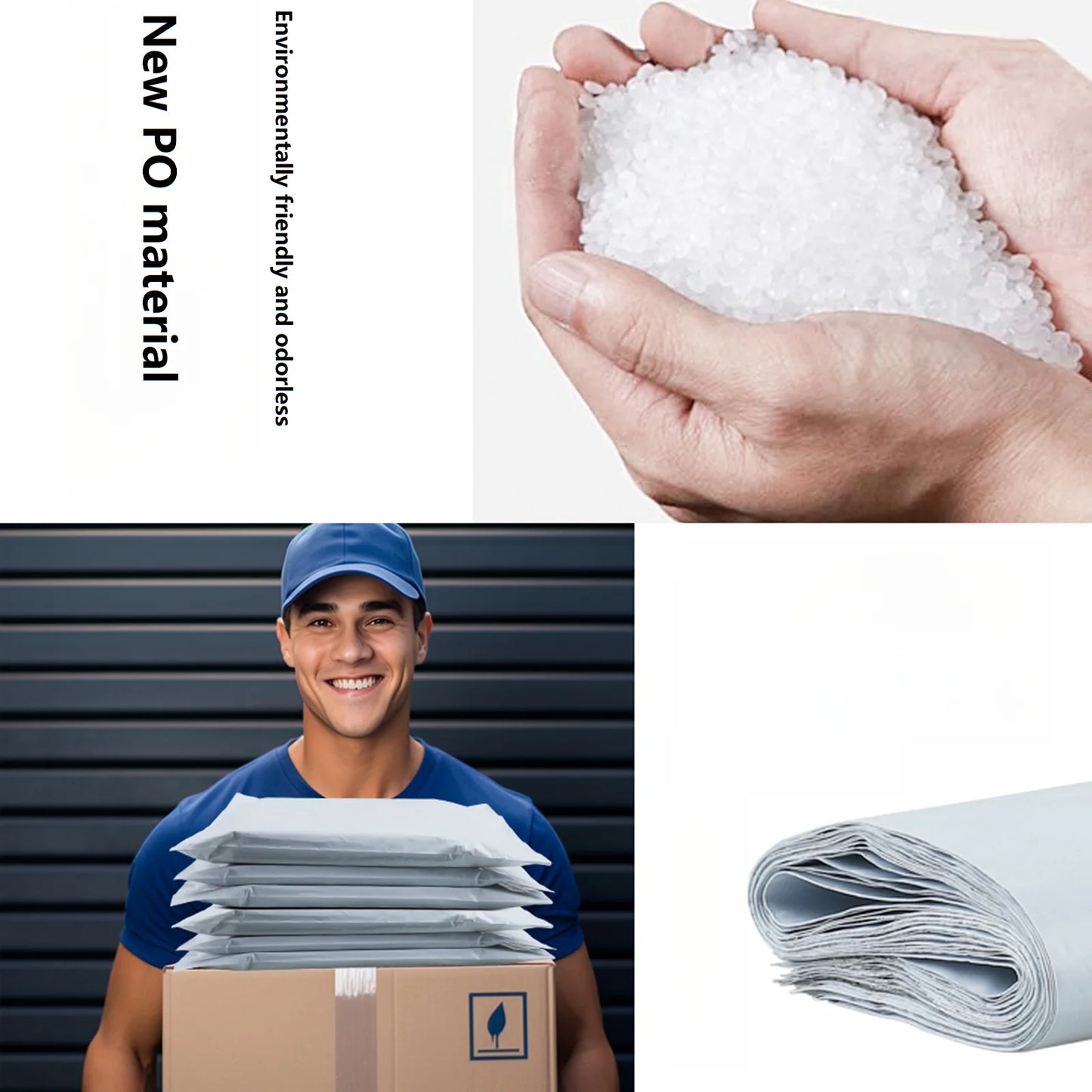 30/50/100pcs Self-Adhesive Sealing Express Logistics Mailing Waterproof & Dustproof Packaging Bag, Gift Packing & Shipping Bag