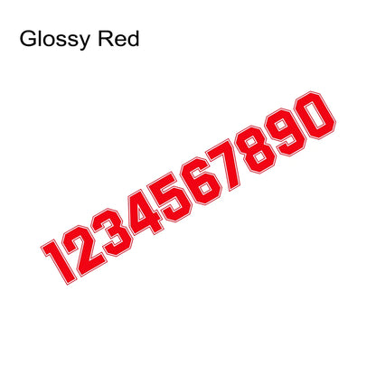 Car Side Door Custom Number Styling Stickers For 0 1 2 3 4 5 6 7 8 9 Auto Tuning Accessories Vinyl Film Decoration Decals