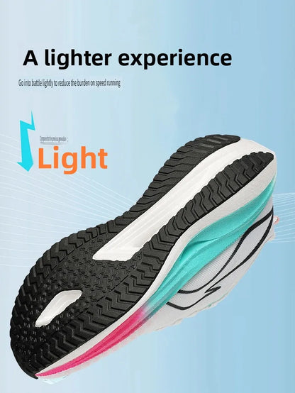 2026 New Men/women Carbon Plate Mesh Casual Sports Shoes, Breathable, Lightweight, Shock-Absorbing Running Sneakers