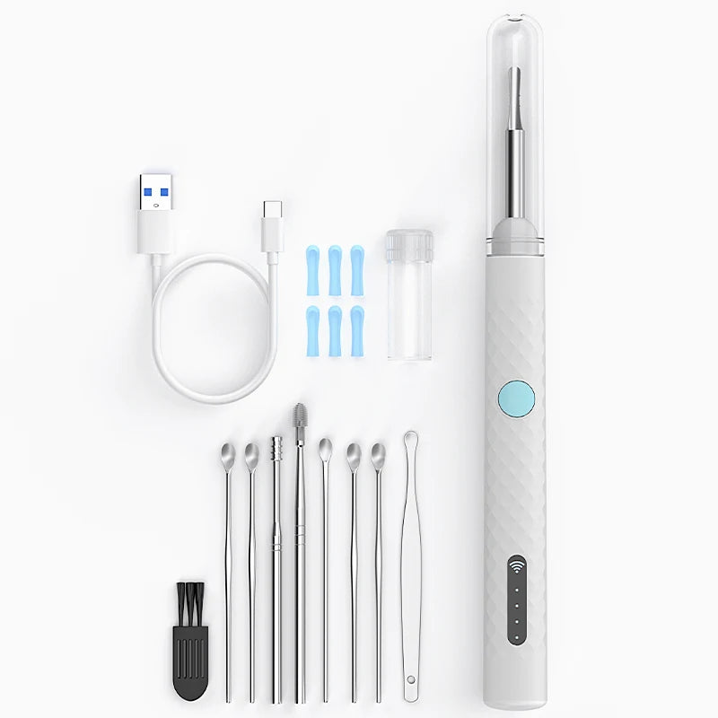 Smart Visual Ear Sticks HD1080P 4.2MM Camera WIFI Ear Pick Ear Cleaner Ear Spoon Wireless Endoscope Health Care Waterproof 6LEDs