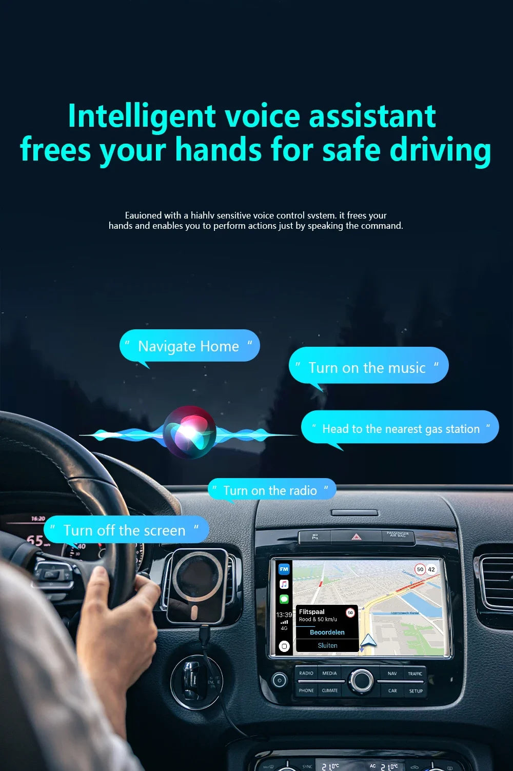 CarRocket 4in1   Carplay Adapter Wired To Wireless Android Auto Mirror Link Smart MiNi Ai Box USB Plug and Play Bluetooth WiFi