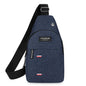 Adjustable chest bag for both men and women, one shoulder diagonal cross single shoulder bag, Oxford cloth chest bag