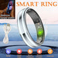 Men Women Smart Ring 5ATM Waterproof Pedometer Multi-function Ring Heart Rate Blood Pressure Monitor Health Smart Ring 2025 New