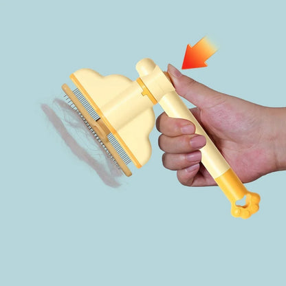 Dog Comb Pet Hair Remover One Button Dogs Brush Self-cleaning Cat Brush Massage Combs for Dog Grooming Brushes for Pet Products
