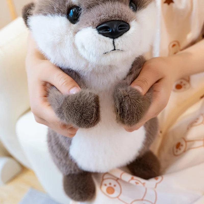 1PC 25/35cm Otter Plush Toy Arm with Magnetic Force Cute Stuffed Soft Animal Doll for Birthday Gift And Decor
