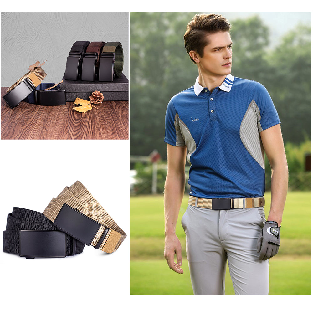 Automatic Buckle Light Comfortable Nylon Military Belt Outdoor Hunting Multifunctional Tactical Canvas Belt High Quality Men Bel