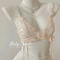 Lolita Girls Thin Cute Lace Small Bra Women Triangle Cup Bra Sexy  Underwear Women Set  Sexy Lingerie