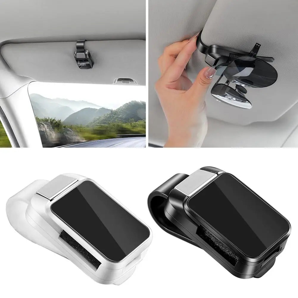 Car Glasses Clip Eye Glasses Storage Holder Compact Storage Auto Interior Accessories Creative Car Sun Visor Storage Clips