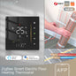 Moes Tuya Zigbee Thermostat Room Temperature Controller of Water/Electric Floor Heating Gas Boiler Humidity Support Alex 5A/16A