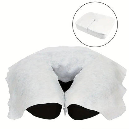 Disposable Headrest Covers Face Cradle Covers, Ultra Soft, Luxurious, Non-Sticking Massage Headrest Covers for Massage Tables