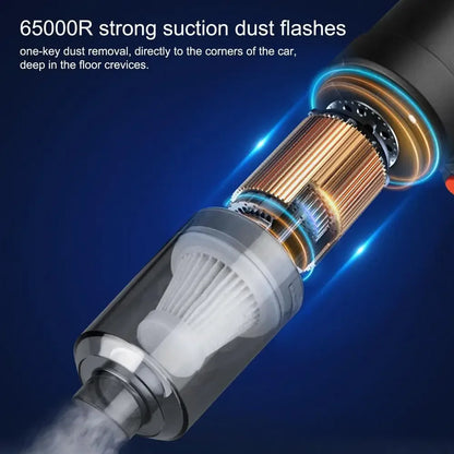 6000PA Car Vacuum Cleaner Portable Wireless Cleaner for Home Appliance Powerful Cleaning Machine Car Cleaner for Keyboard ﻿