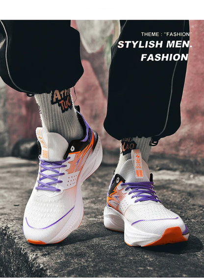 Marathon Running Shoes Speciality Men Sports Cushion Carbon Board Breathable Lightweight Comfortable Women's Athletic Sneakers