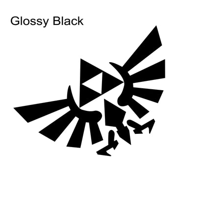 16x9.7cm Triforce Wings Car Stickers Vinyl Decal Auto Accessories For BMW Mini Volkswagen Audi Benz Tesla Golf Audi Fiat Ford
