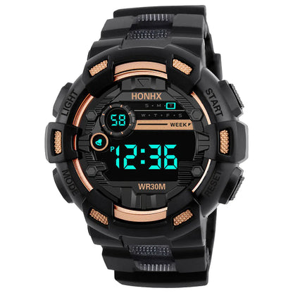 Fashion Men‘s Watch Waterproof Sports Digital Watches Men Large Dial Electronic Wristwatch Clock for Boys Child Reloj Hombre