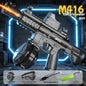 2026 new firelight M416 electric water gun children's toy water spray continuous strong range long-range water fight toy